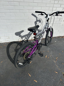 Girl's Shock Force 20 Full Suspension Mountain Bicycle/Bike (Ozone)