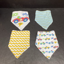 Load image into Gallery viewer, 4pk Cars Bibs