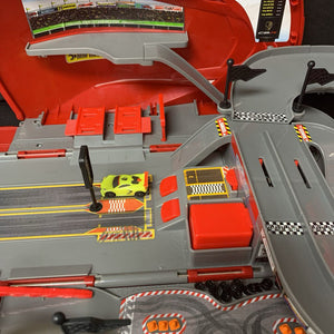 Transforming Corvette Car & Car Raceway Track (Micro Machines)