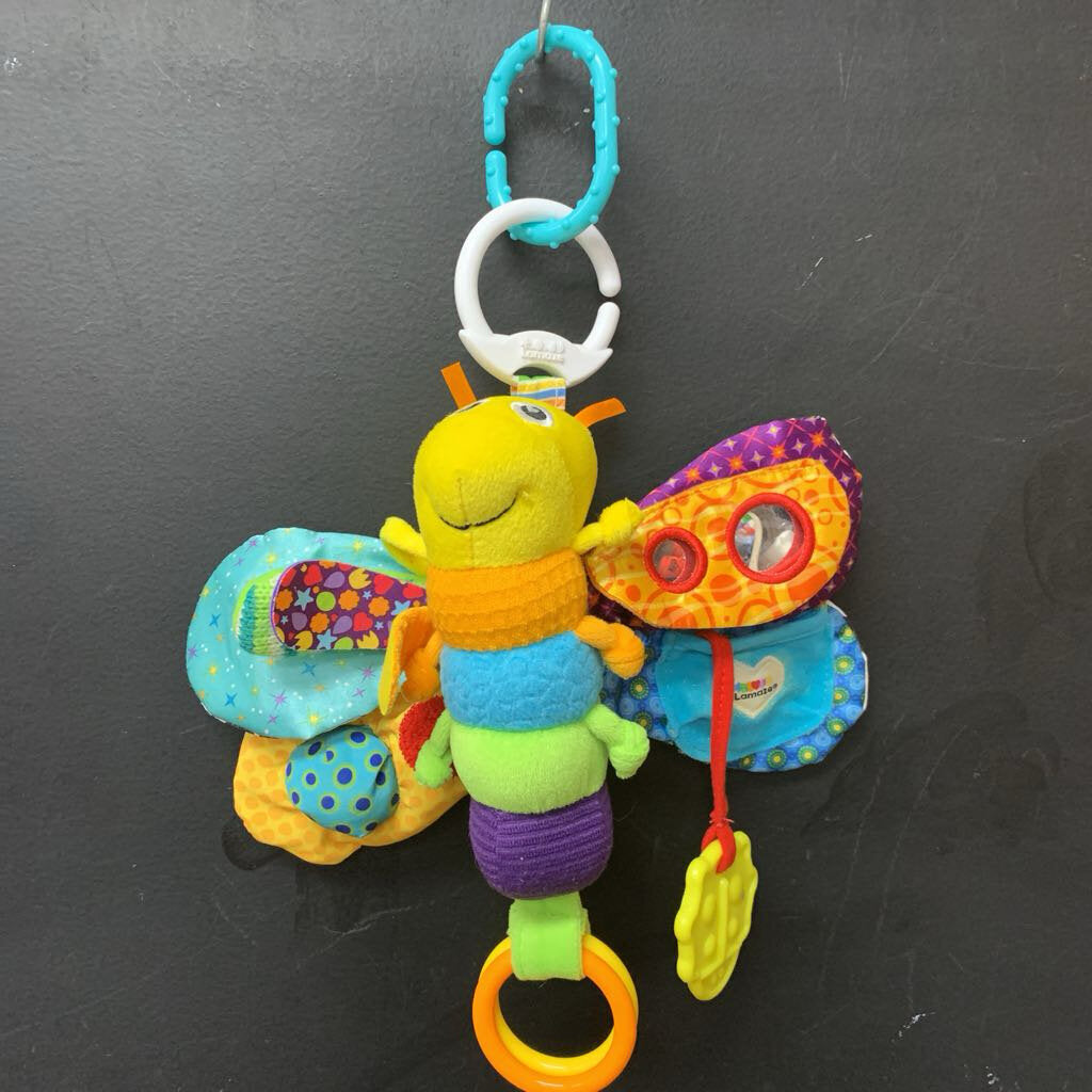Freddie the Firefly Sensory Crinkly Attachment Toy