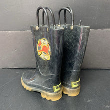 Load image into Gallery viewer, Boys Firefighter Light Up Rain Boots
