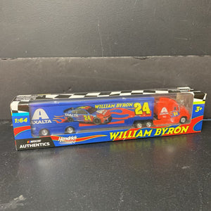 Authentics Wiliam Byron Hendrick Motorsports #24 Car Hauler 1/64 (NEW)