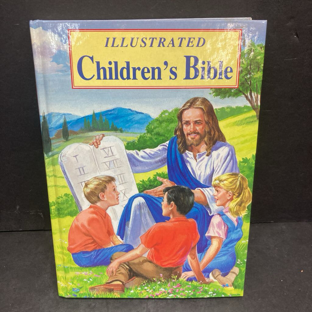 Illustrated Children's Bible: Popular Stories From the Old and New Testaments (Jude Winkler) -hardcover religion