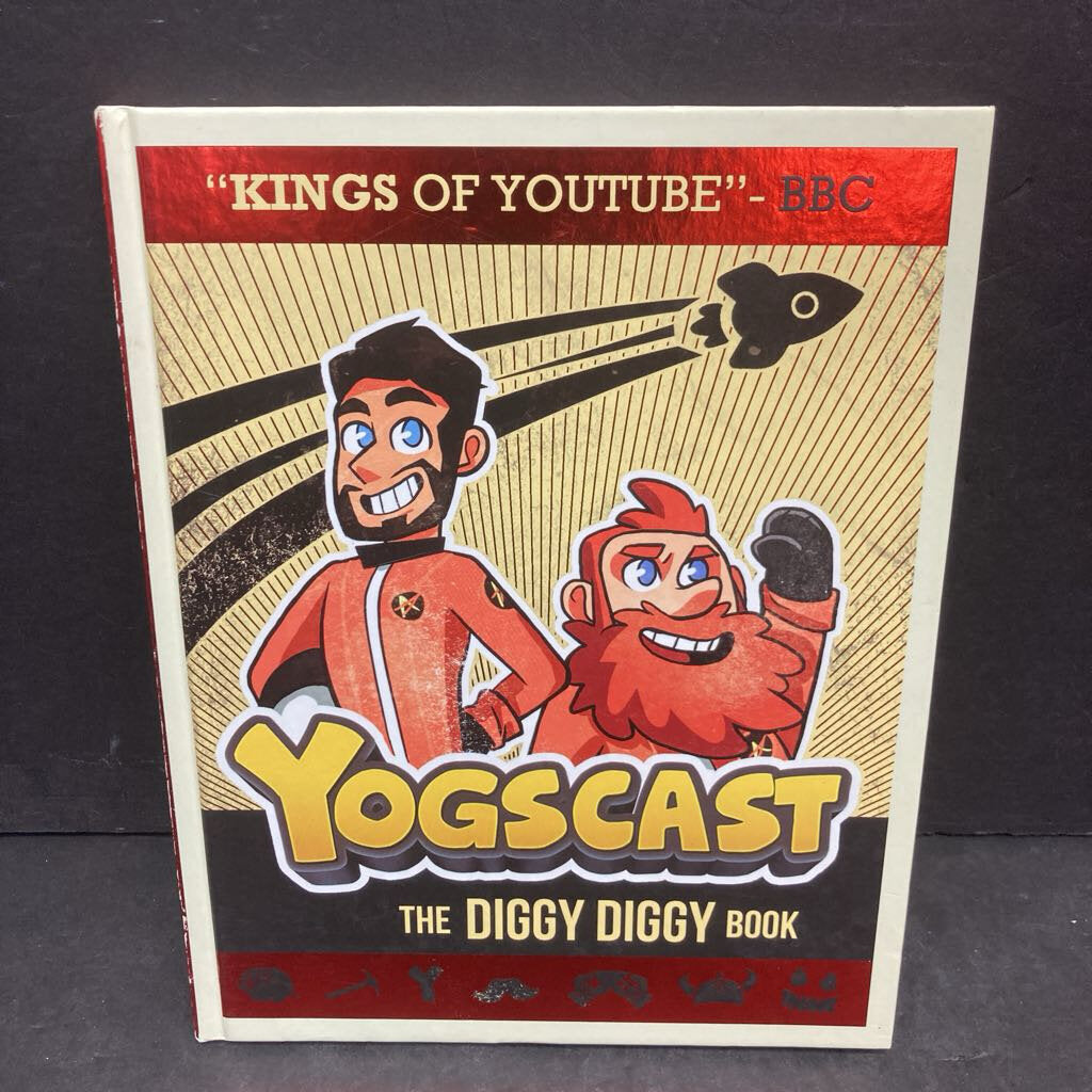 Yogscast: The Diggy Diggy Book (Yogscast) (Minecraft) -hardcover character