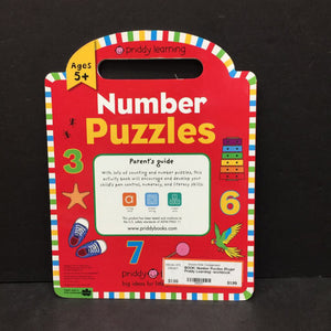 Number Puzzles (Roger Priddy Learning) -workbook