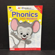 Load image into Gallery viewer, Phonics Consonants &amp; Vowels Workbook (ABCmouse.com) -workbook
