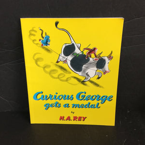 Curious George Gets A Medal (H.A. Rey) -character paperback