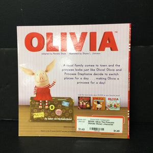 Olivia The Princess (Natalie Shaw) -character paperback