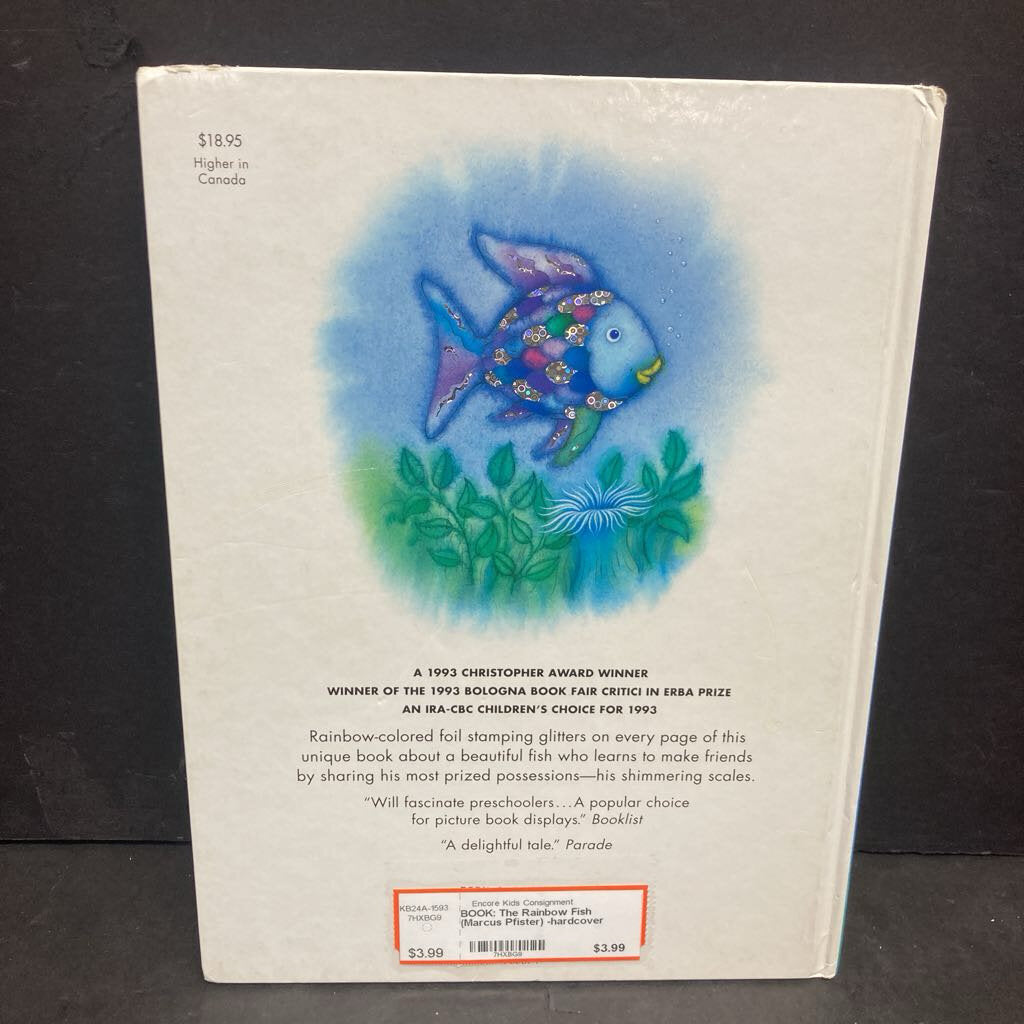 The Rainbow Fish (Marcus Pfister) -hardcover character – Encore