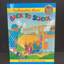 Load image into Gallery viewer, The Berenstain Bears Back to School (Stan &amp; Jan Berenstain) -hardcover character

