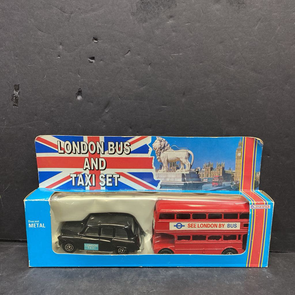 London Bus And Taxi Set (NEW) (Lone Star)