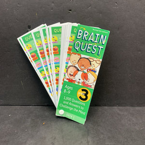1,000 Questions & Answers to Challenge the Mind Deck 1 & Deck 2 Ages 8-9