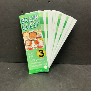 1,000 Questions & Answers to Challenge the Mind Deck 1 & Deck 2 Ages 8-9