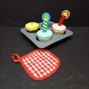 Bake & Decorate Wooden Cupcake Set