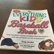 Load image into Gallery viewer, everything kids baseball book -sports

