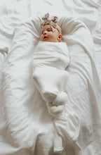 Load image into Gallery viewer, Dove Ribbed Stretch Swaddle
