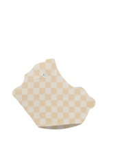Load image into Gallery viewer, Butter Cream &amp; White Checkered Carseat Cover
