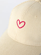 Load image into Gallery viewer, Valentine’s Day Cute Red Heart Embroidery Hat for Girls
