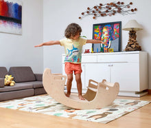 Load image into Gallery viewer, 2in1-Montessori Wooden Seesaw-Table Chair Set
