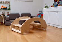 Load image into Gallery viewer, 2in1-Montessori Wooden Seesaw-Table Chair Set
