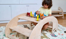 Load image into Gallery viewer, 2in1-Montessori Wooden Seesaw-Table Chair Set
