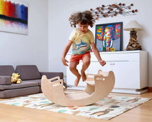 Load image into Gallery viewer, 2in1-Montessori Wooden Seesaw-Table Chair Set
