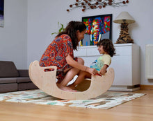 Load image into Gallery viewer, 2in1-Montessori Wooden Seesaw-Table Chair Set
