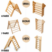 Load image into Gallery viewer, 3 size Montessori Triangle Climber Set | Indoor Playground for Kids
