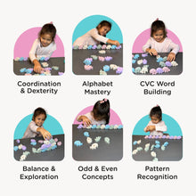 Load image into Gallery viewer, Tomaze Alphabet Elephants
