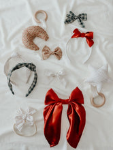 Load image into Gallery viewer, Berry Large Bow Clip
