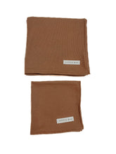 Load image into Gallery viewer, Caramel Waffle Knit Blanket
