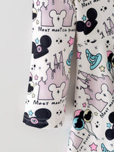 Load image into Gallery viewer, Valentine's Day Girls Castle Character Print Long Sleeve Dress
