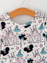 Load image into Gallery viewer, Valentine's Day Girls Castle Character Print Long Sleeve Dress
