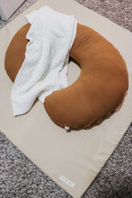 Load image into Gallery viewer, Caramel Ribbed Nursing Pillow Cover
