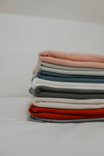 Load image into Gallery viewer, Dove Ribbed Stretch Swaddle
