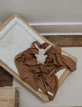 Load image into Gallery viewer, Caramel Waffle Knit Blanket
