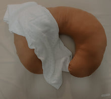 Load image into Gallery viewer, Caramel Ribbed Nursing Pillow Cover

