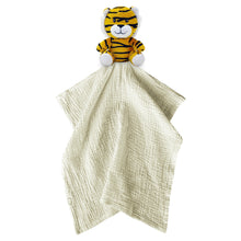 Load image into Gallery viewer, Me Lovey™ - Tiger Lovey Security Blanket
