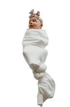 Load image into Gallery viewer, Dove Ribbed Stretch Swaddle
