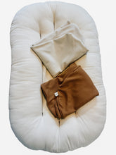 Load image into Gallery viewer, Caramel Waffle Baby Lounger Cover
