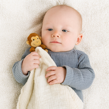 Load image into Gallery viewer, Me Lovey™ - Monkey Lovey Security Blanket
