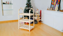 Load image into Gallery viewer, Montessori Wooden Wardrobe Set: Ideal Child Clothing Organizer
