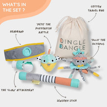 Load image into Gallery viewer, Dingle Dangle 3-in-1 Baby Gift Set
