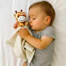 Load image into Gallery viewer, Me Lovey™ - Giraffe Lovey Security Blanket
