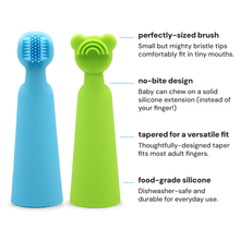 Load image into Gallery viewer, oogiebear finger brush and tongue scraper
