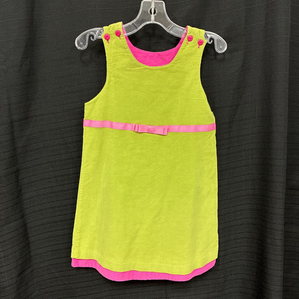 reversible corduroy dress