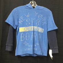 Load image into Gallery viewer, "New York Sk8" Hooded Shirt
