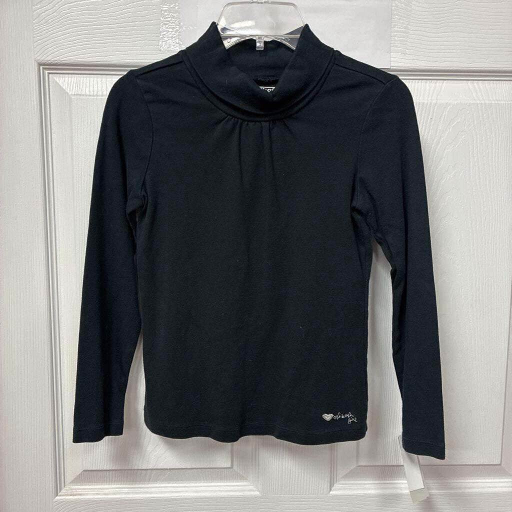 Solid Turtle Neck Top