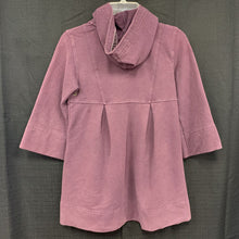 Load image into Gallery viewer, girls hooded 3 button coat
