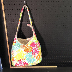 floral/polka dot reversible bag